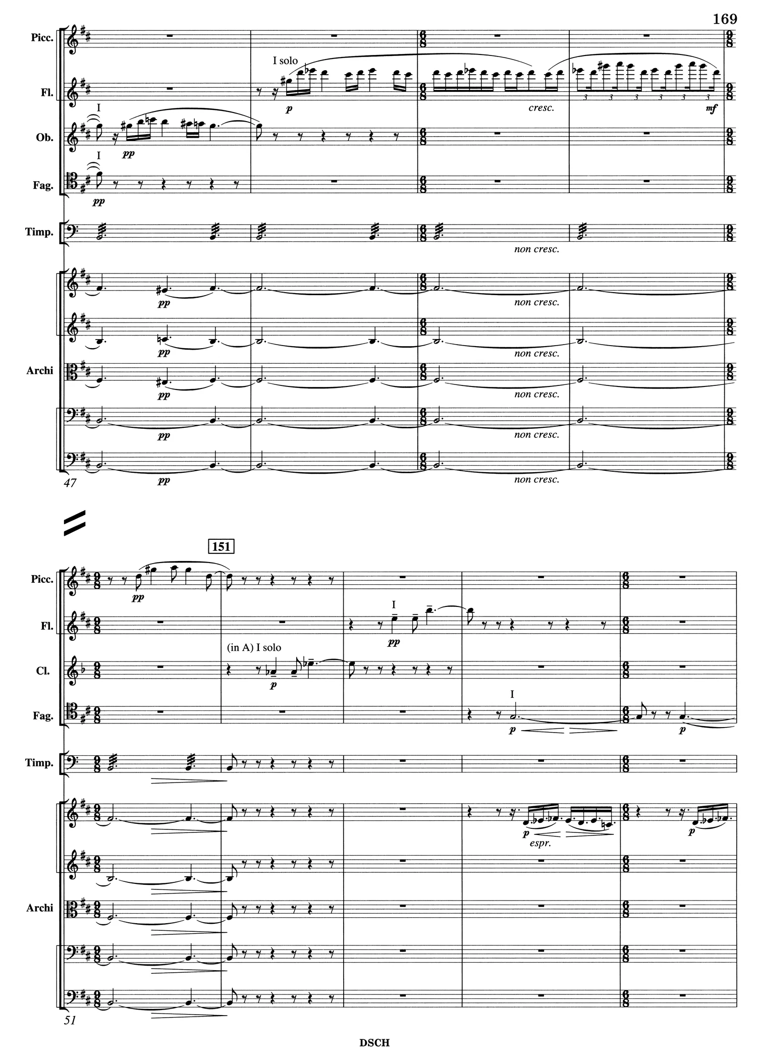 IV. Andante—Allegro - Rehearsal 149 to bar 2 of Rehearsal 150